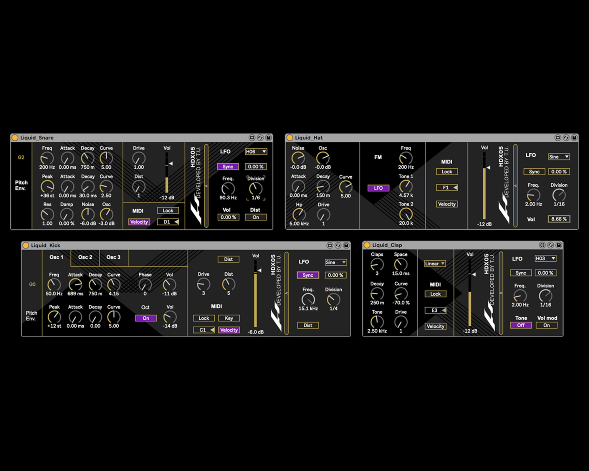 Liquid Drums [HIDE DEVICE X05]